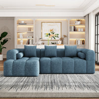 101.2'  Sectional Sofa Full-Compressed Sofa Modular Sofa Couch