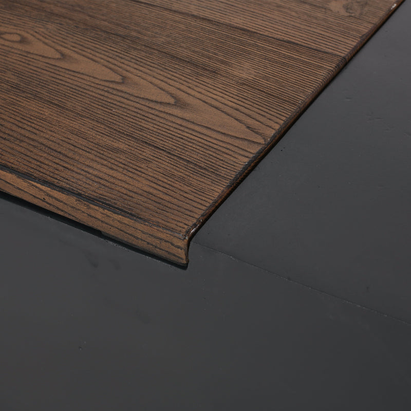 Outdoor 50,000 BTU Lightweight Concrete Rectangular Fire Pit Table