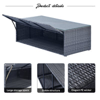 6-piece All-Weather PE rattan Patio Outdoor Dining Conversation