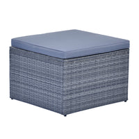 6-piece All-Weather PE rattan Patio Outdoor Dining Conversation