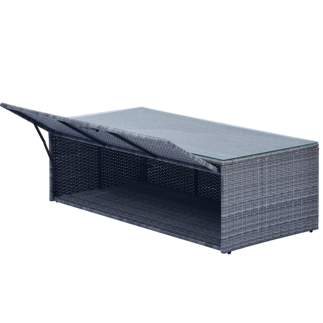 6-piece All-Weather PE rattan Patio Outdoor Dining Conversation