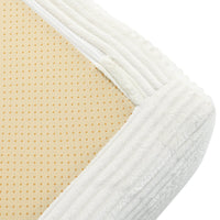 L-Shaped Modular Sofa Bed in Corduroy Fabric, Ideal for Living Rooms