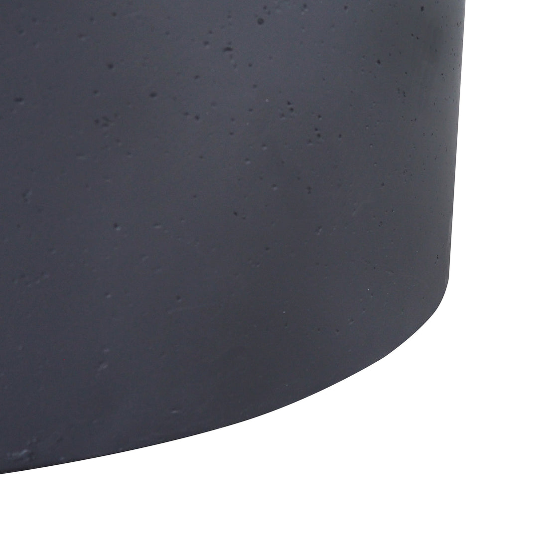 Contemporary 31' Round MGO Fire Pit with 40,000 BTU in Dark Grey