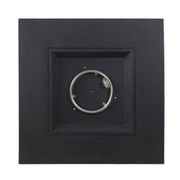 Modern 50,000 BTU Square MgO Fire Table with Propane Tank in Dark Grey