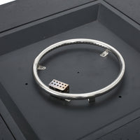 Modern 50,000 BTU Square MgO Fire Table with Propane Tank in Dark Grey