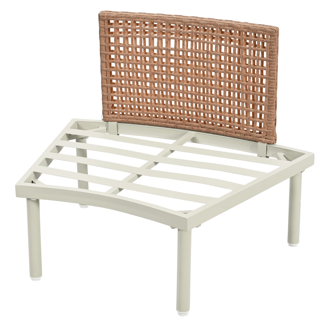 6-Piece Patio Sofa Furniture Set, Half Moon Outdoor Sectional Sofa