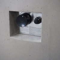 Light Grey Magnesium Oxide 31' Round Fire Pit with 40,000 BTU for