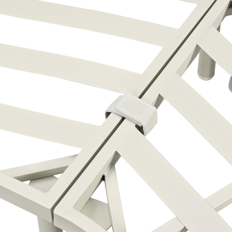 6-Piece Patio Sofa Furniture Set, Half Moon Outdoor Sectional Sofa