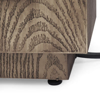 Outdoor 48' Rectangular Iron Propane Fire Pit with 50,000 BTU, Brown