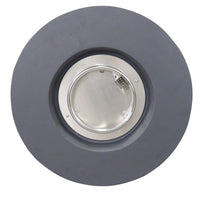 Contemporary 31' Round MGO Fire Pit with 40,000 BTU in Dark Grey