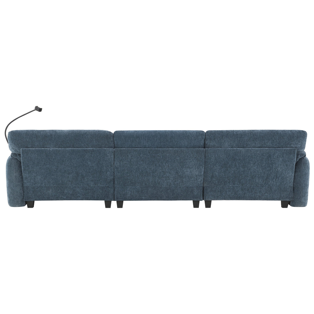 108' Modular Sectional Sofa, L-Shape with 31.5' Extra-Wide Seat