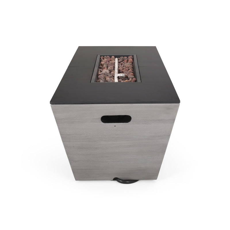 56' RECTANGLE MGO FIRE PIT - 50 000 BTU