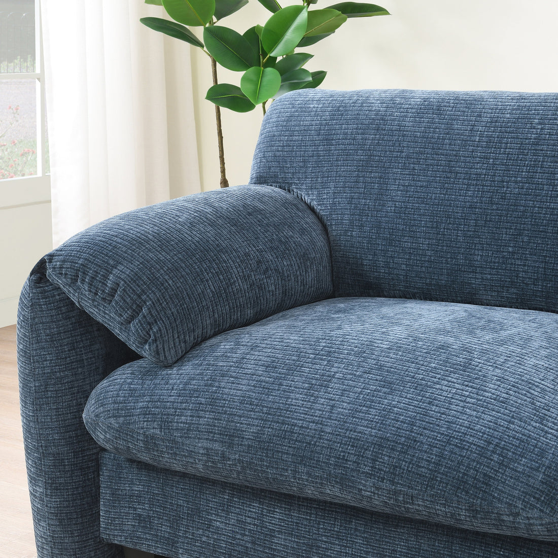 108' Modular Sectional Sofa, L-Shape with 31.5' Extra-Wide Seat