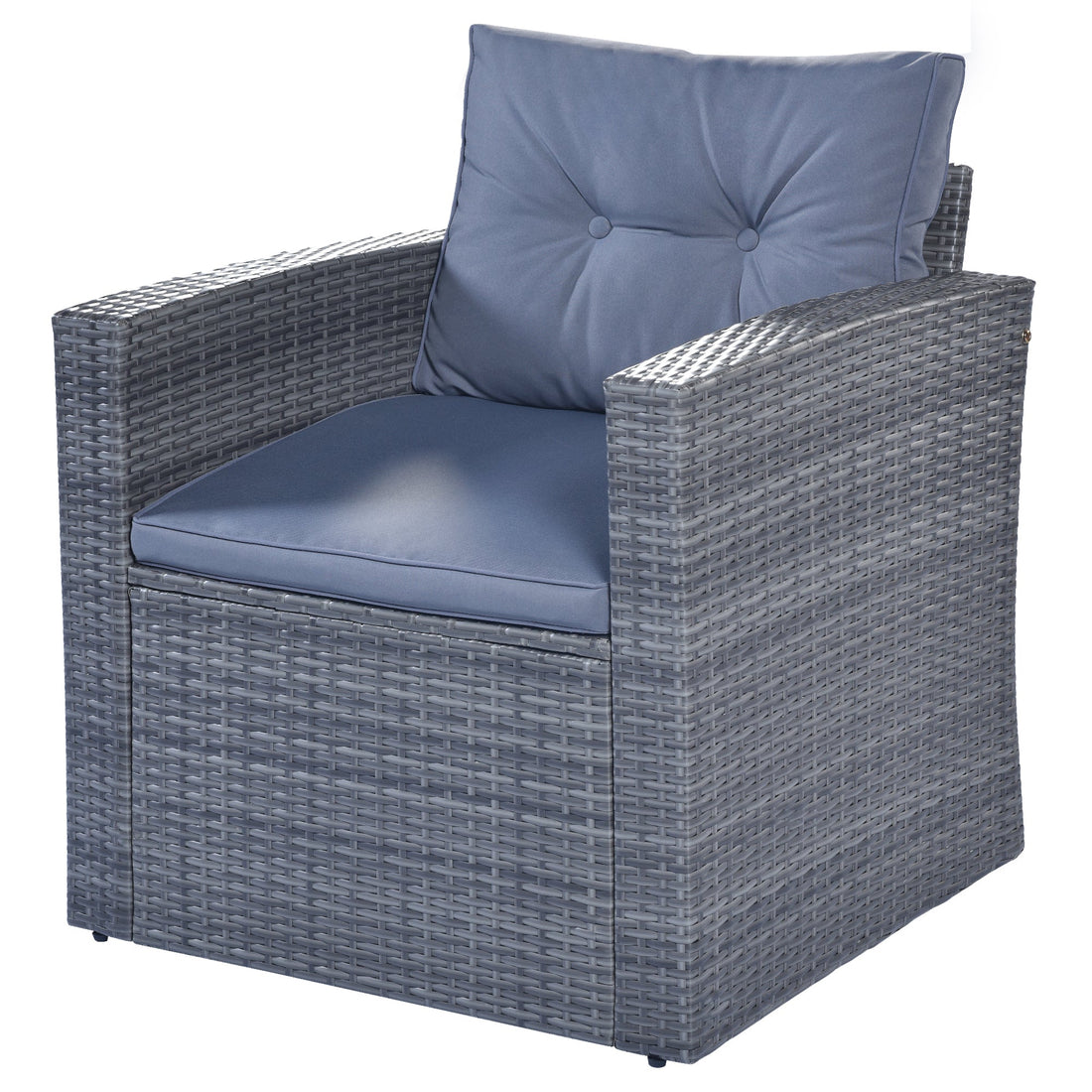 6-piece All-Weather PE rattan Patio Outdoor Dining Conversation