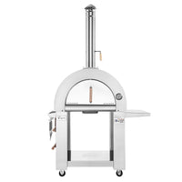 PG05 Outdoor Wood-Fired Pizza Oven – Silver