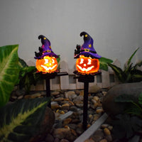 Creative Solar Outdoor Garden Halloween Pumpkin Lantern Resin