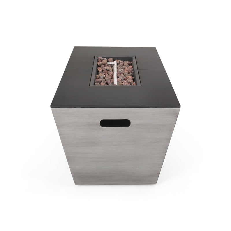 56' RECTANGLE MGO FIRE PIT - 50 000 BTU