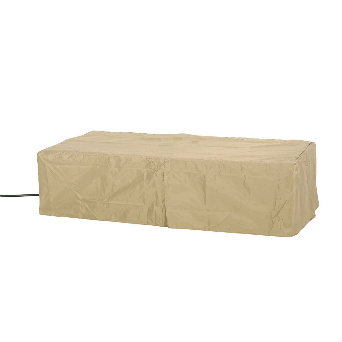 Outdoor 50,000 BTU Lightweight Concrete Rectangular Fire Pit Table
