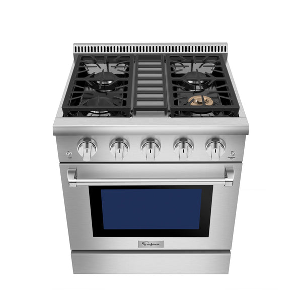 Empava 30GR03 30 Inch Freestanding Range Gas Cooktop And Oven