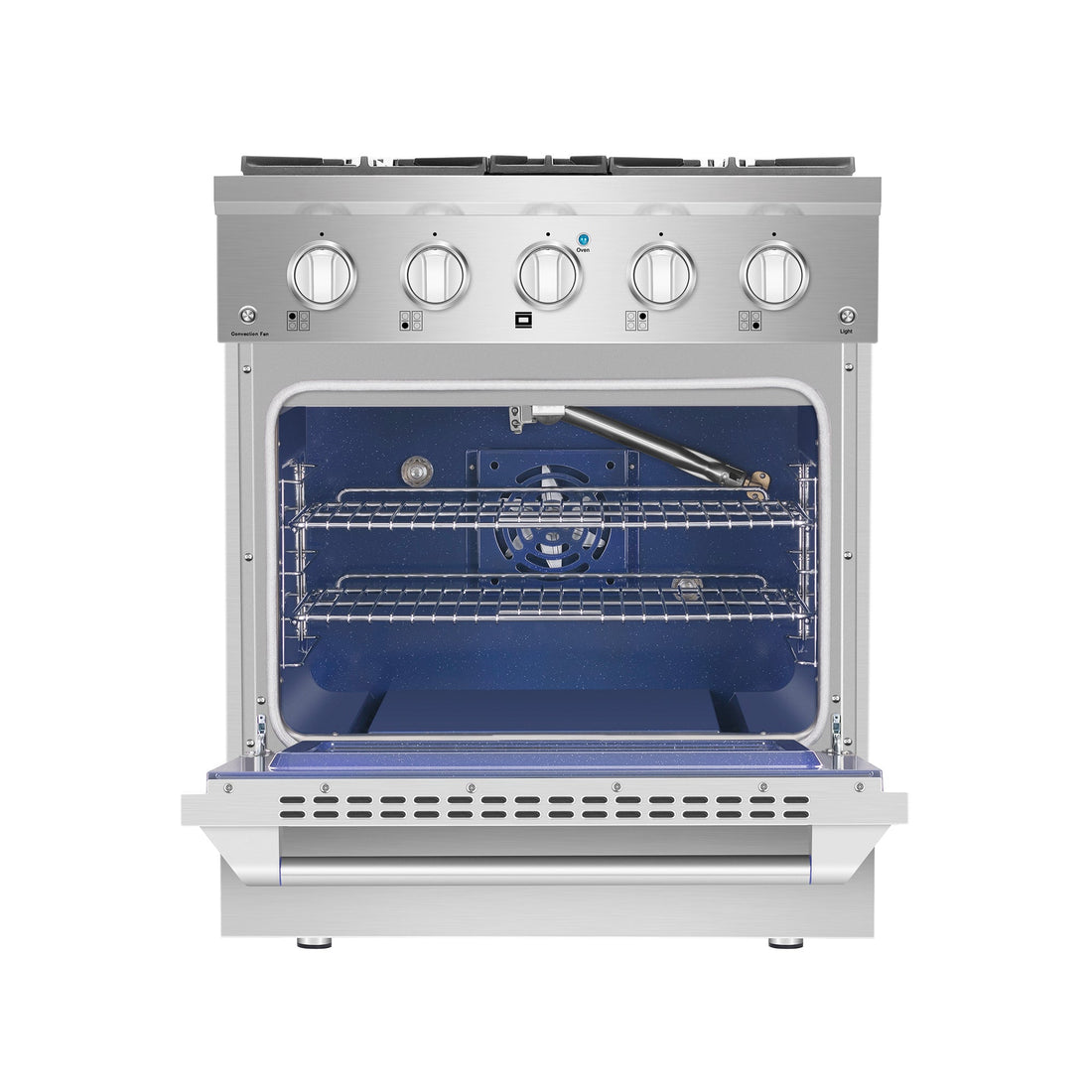 Empava 30GR07 30 in. Pro-Style Slide-In Single Oven Gas Range