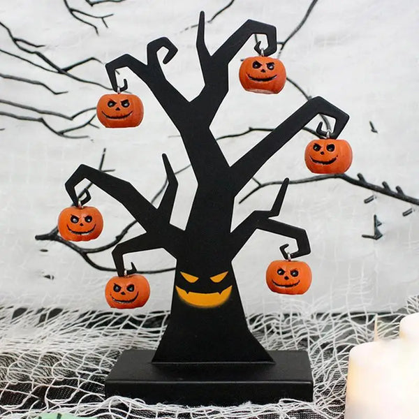 Halloween Iron Tabletop Tree