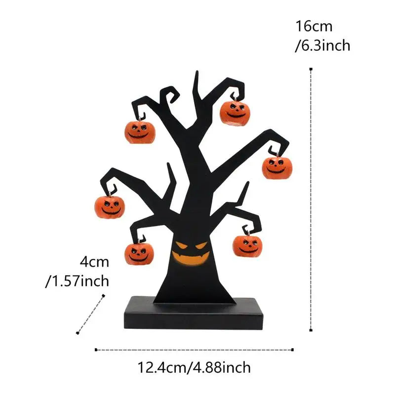 Halloween Iron Tabletop Tree