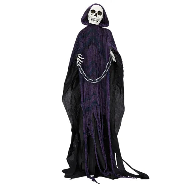 6ft Halloween Decorations Outdoor Life Size Animatronics Grim Reaper