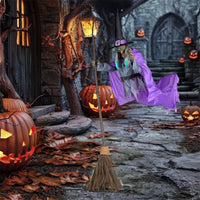 Halloween Flying Witch Decoration Halloween Ghost Outdoor Scary