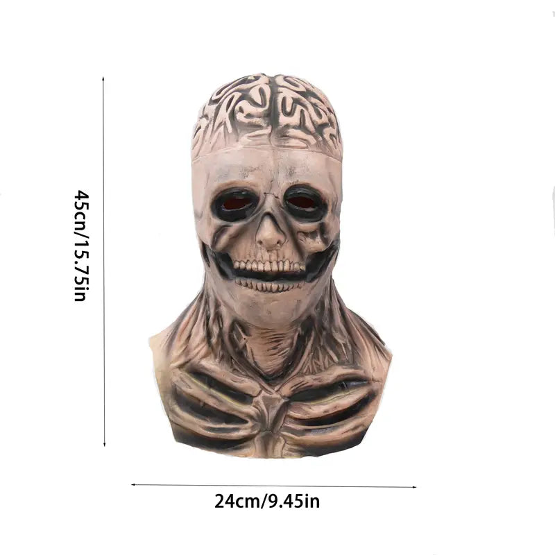 Grim Reaper's Grin: Halloween Skull Mask