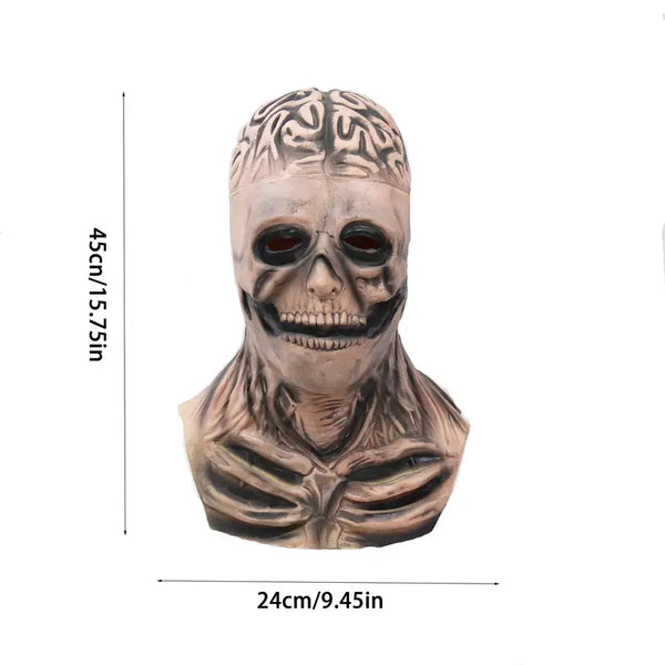 Grim Reaper's Grin: Halloween Skull Mask