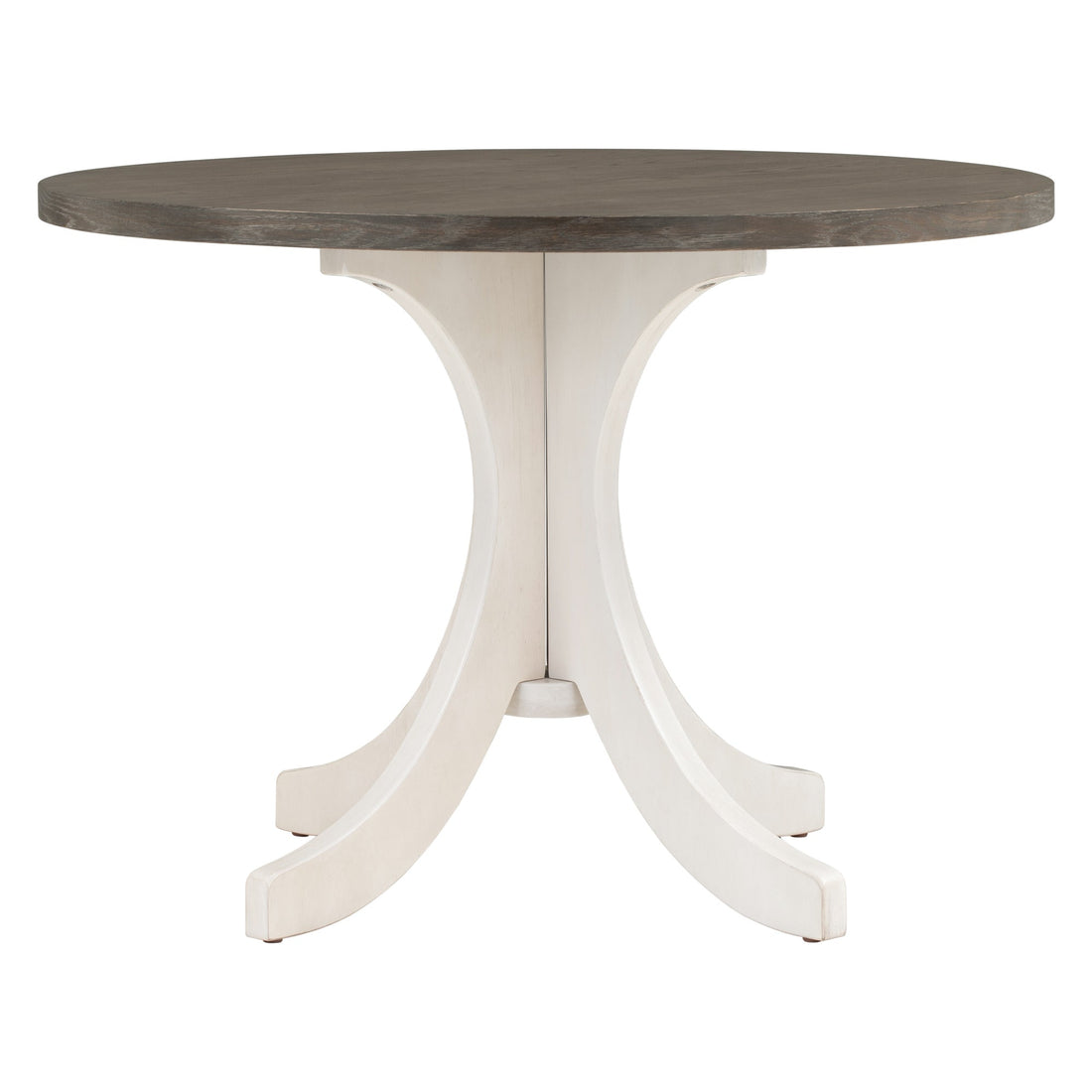 Mid-Century Solid Wood 5-Piece Round Dining Table Set, Kitchen Table