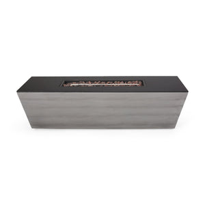 56' RECTANGLE MGO FIRE PIT - 50 000 BTU