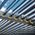 Louvered Pergola Gray with Galvanized Steel Roof