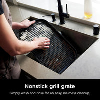 XL Smart Grill Smoker: 7-in-1, App Control, Black